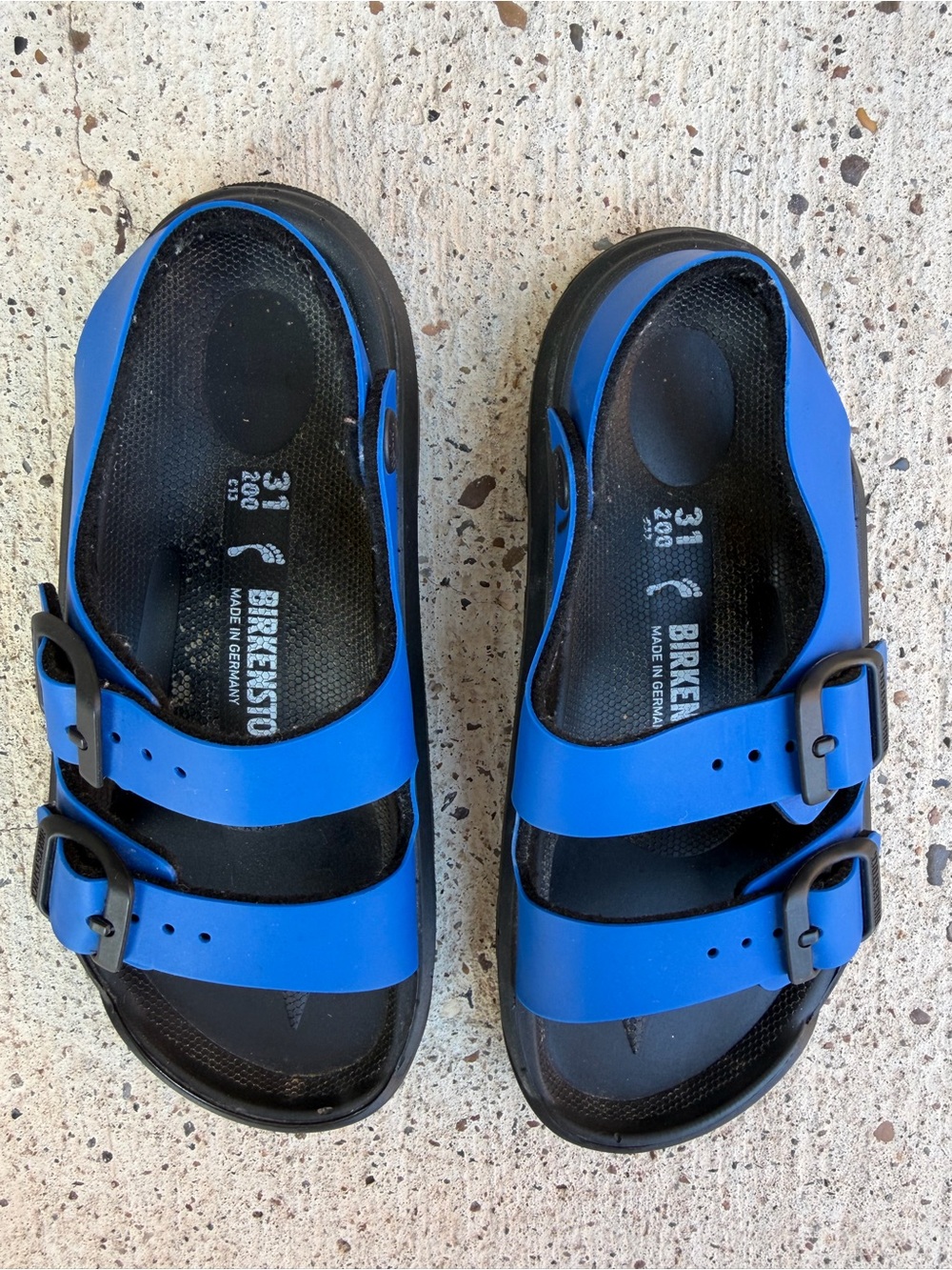 Birkenstock Mogami Kids Waterproof Sandals Blue Black EU 31 US 13